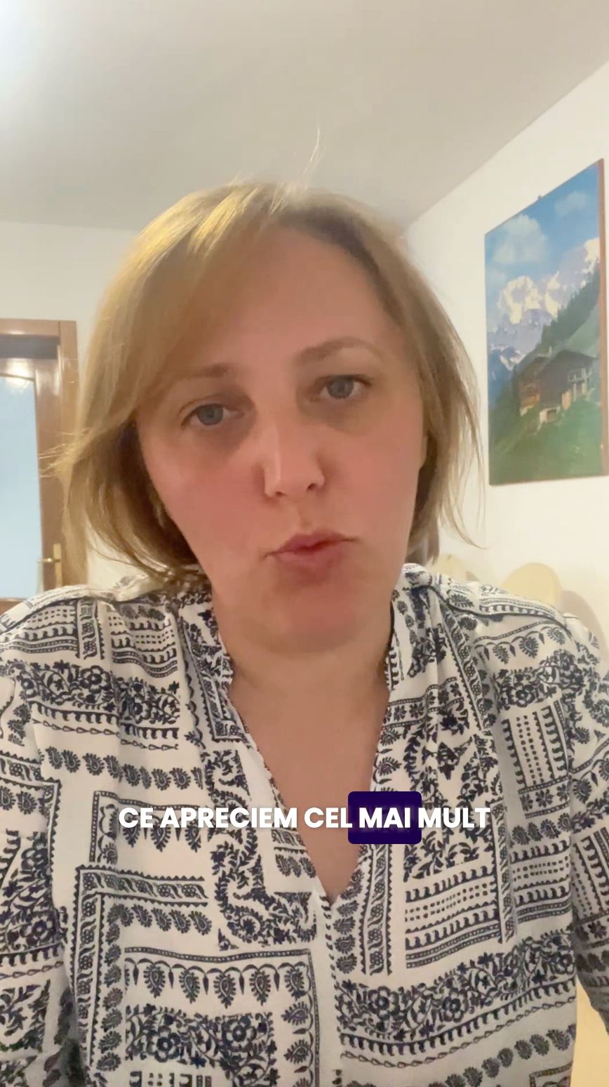 Testimonial video: Mihaela